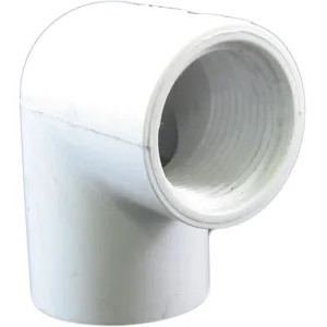 Commodity 1-Inch PVC 90-Degree Elbow - Slip x Threaded, Schedule 40