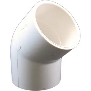 Commodity PVCL452 Schedule 40 PVC 45 Degree Elbow, 2 Inch