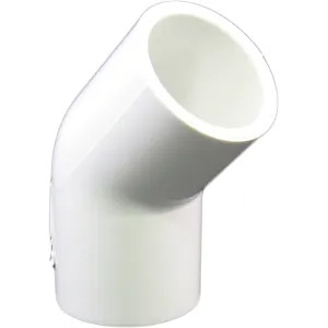 Commodity  PVCL4534 Schedule 40 PVC 45 Degree Elbow, 3/4 Inch