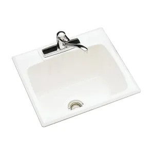 Mustee 10C MUSTEE 10C 22x25x13 3/4 DROP IN UTILITY SINK DURASTONE