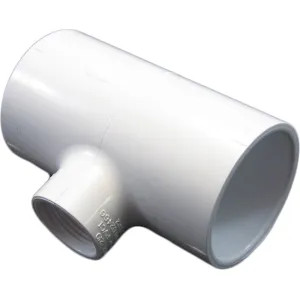 Commodity  Schedule 40 PVC 1-1/2 x 1-1/2 x 3/4 Inch Tee (Slip x Slip x Thread)
