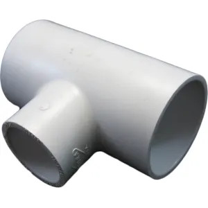 Commodity  Schedule 40 PVC 2x2x1 Inch Tee (Slip x Slip x Slip)