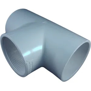 Commodity  Schedule 40 PVC 3 Inch Tee (Slip x Slip x Thread)