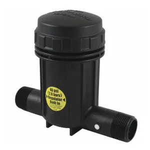 Rainbird PRBQKCHK100 Rain Bird 1in Pressure-Regulating Quick Check Basket Filter, X14140 - PRBQKCHK100 