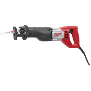 Milwaukee 6519-31 Sawzall 6519-31 Corded Reciprocating Saw Kit, 120 VAC, 12 A, 1-1/8 in Stroke, 0 - 3000 spm