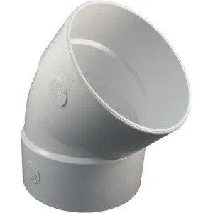 Commodity  4 Inch PVC Sewer & Drain 45 Degree Elbow
