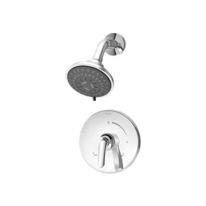 Symmons S-5201-TRM Symmons Ballina 3-Function Shower Faucet, Trim Only, Metal Lever Handle with Integral Volume Control, 2.5 GPM, Chrome - S-5201-TRM