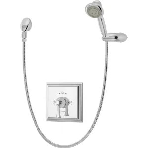 Symmons 4503-TRM Symmons Canterbury Hand Shower System, Pressure Balance Valve, Metal Lever Handle, 2.5 GPM, Chrome - 4503-TRM