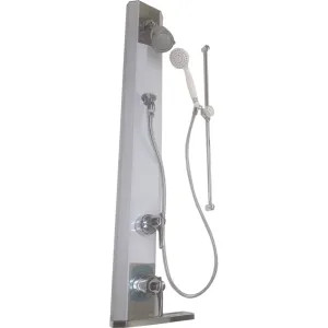 Symmons 1-801S-458-FSB Symmons 1-801S-458-FSB Chrome Hydapipe Series 800 Series Exposed Shower Unit