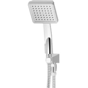 Symmons 422HS-ORB Symmons Oxford 4in Single-Mode Hand Shower with 60in Metal Hose and Mounting Cradle, Square, 2.0 GPM, Oil Rubbed Bronze - 422HS-ORB