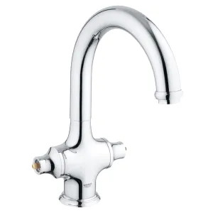 Grohe 31055000 Grohe High Profile Two Handle Bar/Prep Faucet, 1 Hole, StarLight Chrome - 31055000