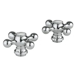 Grohe 18731000 Grohe 18731000 StarLight Chrome Seabury Cross Handles