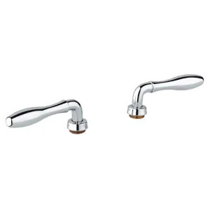 Grohe 18732000 Grohe 18732000 StarLight Chrome Seabury Lever Handles