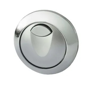 Grohe 38771000 Grohe 38771000 Chrome Pneumatic Push Button for Dual-Flush Actuation
