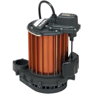 Liberty 233 Liberty Pumps 1/3 HP Sump Pump, 115 Volts, Submersible, Wide-Angle Float - 233