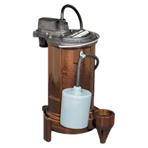 Liberty 290-2 Liberty Pumps Submersible Effluent Pump, 3/4 HP, 115 Volts, Manual Switch, Uni-Body, 25' Cord Length - 290-2