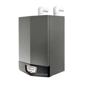 Lochinvar WBL211 Lochinvar Knight High Efficiency Liquid Propane Boiler, 211000 BTU, Wall-Mount, 1/2in Gas Connection, 1in Water Connection, 3in Air inlet, 3in Vent, SMART SYSTEM Digital Operating Control,  Freeze Protection, Dual Level Password Security, Night Setback - WBL051