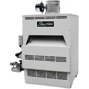 Lochinvar CBN090 Lochinvar Solution Natural Gas Fired Boiler, Two Stage Ignition, 90000 BTU, 1/2in Gas Connection, 5in Vent - CBN090