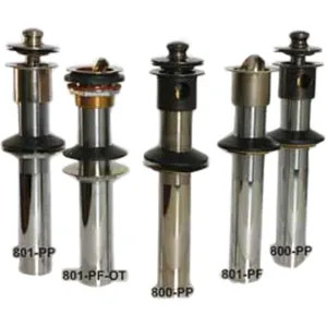 Watco 801-PP-BRS-CP-OT Watco 801-PP-BRS-CP-OT Brass Push Pull Chrome Lavatory Drain outside thread