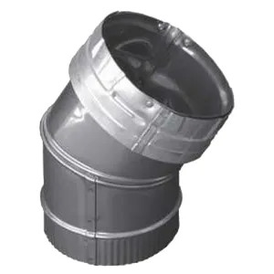 M&G DuraVent 5DLR-E30 DuraVent 5DLR-E30 5-Inch DuraLiner 30 Degree Stainless Steel Elbow