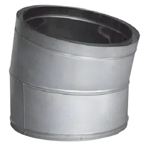 M&G DuraVent 99264SS DuraVent 12DT-E15SS 12-Inch DuraTech 15 Degree Stainless Steel Elbow