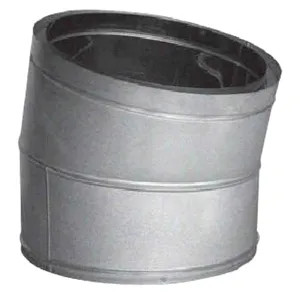 M&G DuraVent 99864 DuraVent 24DT-E15 24-Inch DuraTech 15 Degree Galvalume Elbow