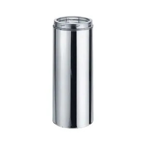 M&G DuraVent 9403B M&G DuraVent DuraTech 6-Inch Inner Diameter x 12-Inch Length Black Chimney Pipe - 6DT-12B