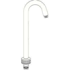 Moen 15234 Moen 15234 Part Spout Kit Chrome
