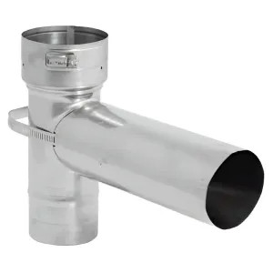 M&G DuraVent 3TE-316 DuraVent 3VFT-TRS Ventinox Tee w/ Removable Snout, 3