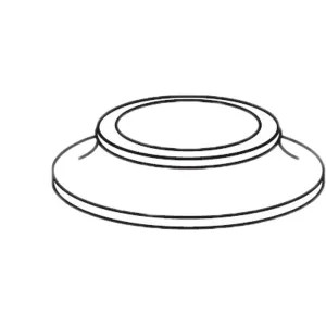 Moen 2198W Moen 2198w Part Handle Escutcheon Glacier