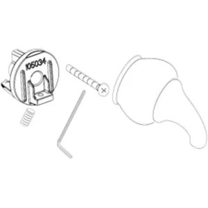 Moen 95607 Moen 95607 Part Handle Hub Kit Polished Brass