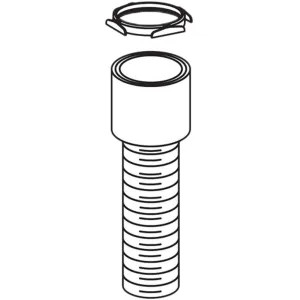 Moen 12573 Moen 12573 Soap Dispenser Bushing Ring, Polished Chrome