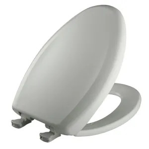 Bemis 1200SLOWT-062 Bemis Elongated Plastic Toilet Seat, Slow-Close - Ice Gray (1200SLOWT-062)