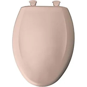 Bemis 1200SLOWT-063 Bemis Residential Toilet Seat, Whisper Close, Plastic - Venetian Pink (1200SLOWT-063)
