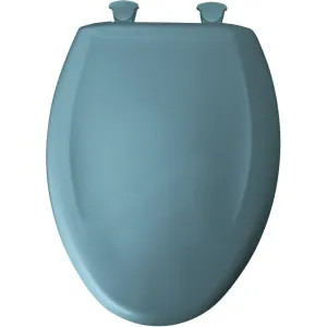 Bemis 1200SLOWT-064 Bemis Elongated Plastic Toilet Seat, Slow-Close - Regency Blue (1200SLOWT-064)