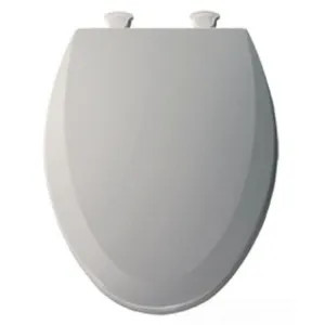 Bemis 1500EC-062 Bemis Elongated Toilet Seat with Cover, Closed Front - Ice Gray (1500EC-062)