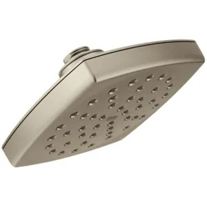 Moen S6365EPBN Moen Voss 6in Single-Function Rainfall Shower Head, Square, Immersion Rainshower Technology, Eco-Performance, 1.75 GPM, Brushed Nickel - S6365EPBN