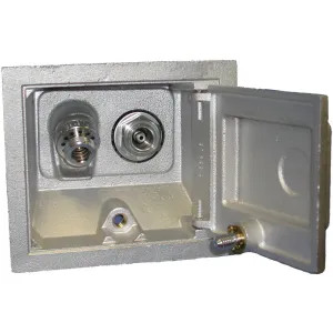 Woodford B67P-6-BR-WH Woodford B67P-6-BR-WH Freezeless Commercial Box Wall Hydrant