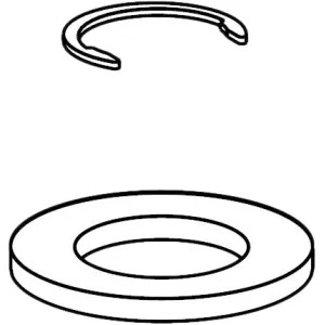 Moen 103759 Moen 103759 Part Clip Escutcheon & Mounting Washer Widespread Handle