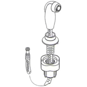 Moen 104235 Moen 104235 Hose Guide For Protege Chrome