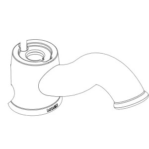 Moen 115044 Moen 115044 Castleby Spout Kit, Chrome