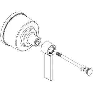 Moen 123812 Moen 123812 Part Lever Handle Kit, Posi-Temp Tub and Shower