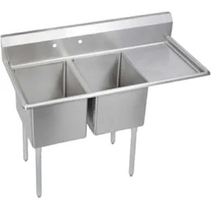 Elkay 2C17X23-L-18X Elkay 2C17X23-L-18X Dependabilt Double Scullery Sink, 18