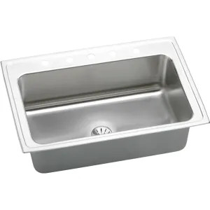 Elkay LRS3322PD5 Elkay LRS3322PD5 Gourmet Stainless Steel Single Bowl Sink Package