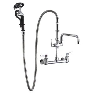 Elkay LK960AF08LC ELKAY LK960AF08LC DUAL LVR FAUCET-PRE RINSE-LF