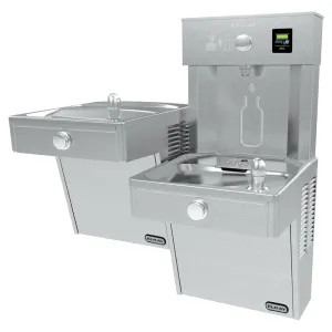 Elkay LVRCTLDDWSK Elkay LVRCTLDDWSK Bottle Filling Station & Bi-Level Cooler, Stainless
