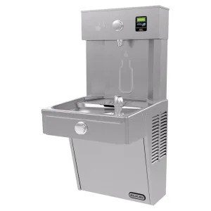 Elkay LVRC8WS2K Elkay LVRC8WS2K EZH2O Bottle Filling Station w/ Single Cooler Filtered-8 GPH, Vandal-Resistant Stainless