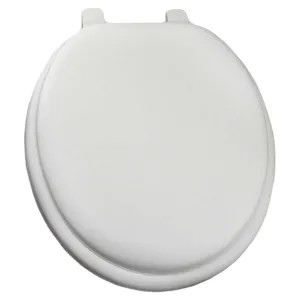 Jones Stephens C3B5R200 Jones Stephens C3B5R200 White Round Padded Wood Toilet Seat