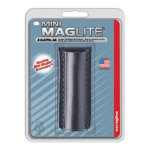 Mars 79226 Mars 79226 Flashlight Accesories MAGLITE Accessories, AA Leather Holster (Black)