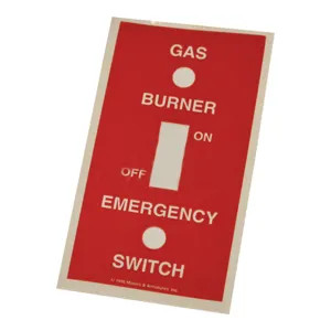 Mars 84902 MARS 84902 EMRG GAS LBL (2 1/8